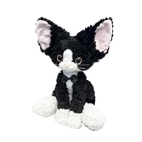 カートゥーン・カーキ・デボン・レックス・黒猫ぬいぐるみ、人気のおもちゃ、 Amazon.co.jp: ぬいぐるみ デボンレックス 動物 猫 抱き枕